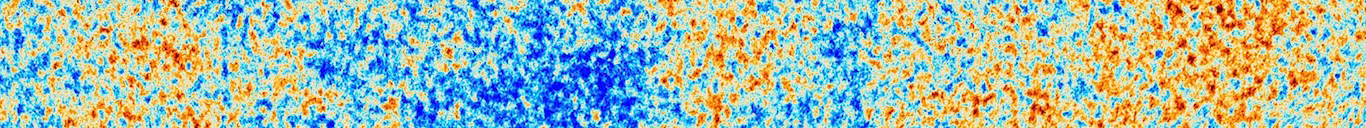 A section of the cosmic microwave background.