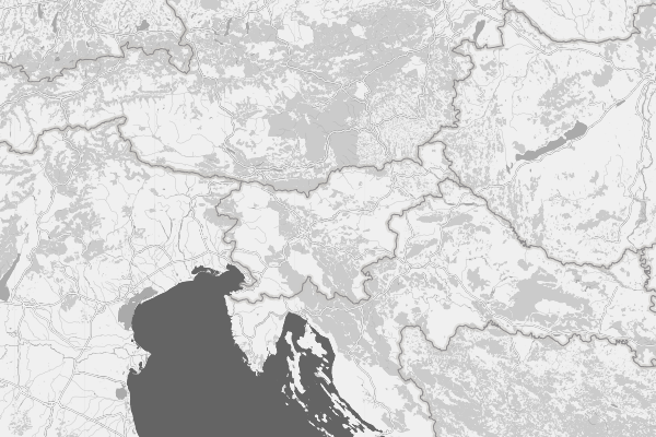 Clean black and white world map